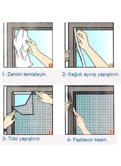 OMAK Magnetic Door Screen Balcony Garden Door Anti-Fly Insect Tulle Curtain 2 Pieces  - Image 3