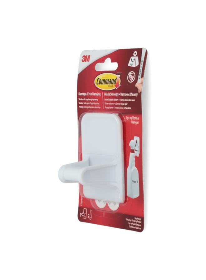 Command 3-Piece Damage-Free Self-Adhesive Durable Multi-Purpose Hanging Hook White  - Image 4