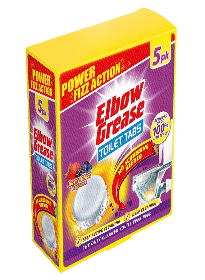 Elbow Grease Toilet Tabs Berry 5 Pack - Image 1