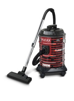 Flexy Flexy Vacuum Cleaner 2000W with Copper Motor, Turbo Power, Low Noise, 21L Capacity, Air Blowing, Dust Indicator, Compact Design, Convenient Accessories, 2-Year Warranty.  - Image 1