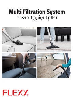 Flexy Flexy Vacuum Cleaner 2000W with Copper Motor, Turbo Power, Low Noise, 21L Capacity, Air Blowing, Dust Indicator, Compact Design, Convenient Accessories, 2-Year Warranty.  - Image 5