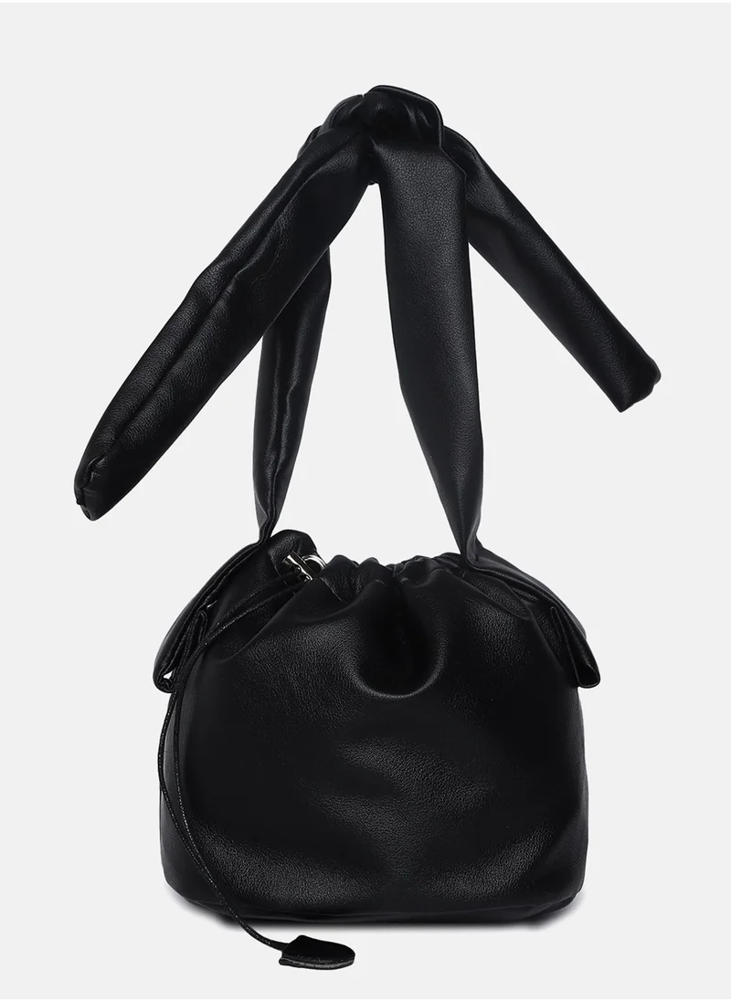 Haute Sauce Becca Black Bucket Bag