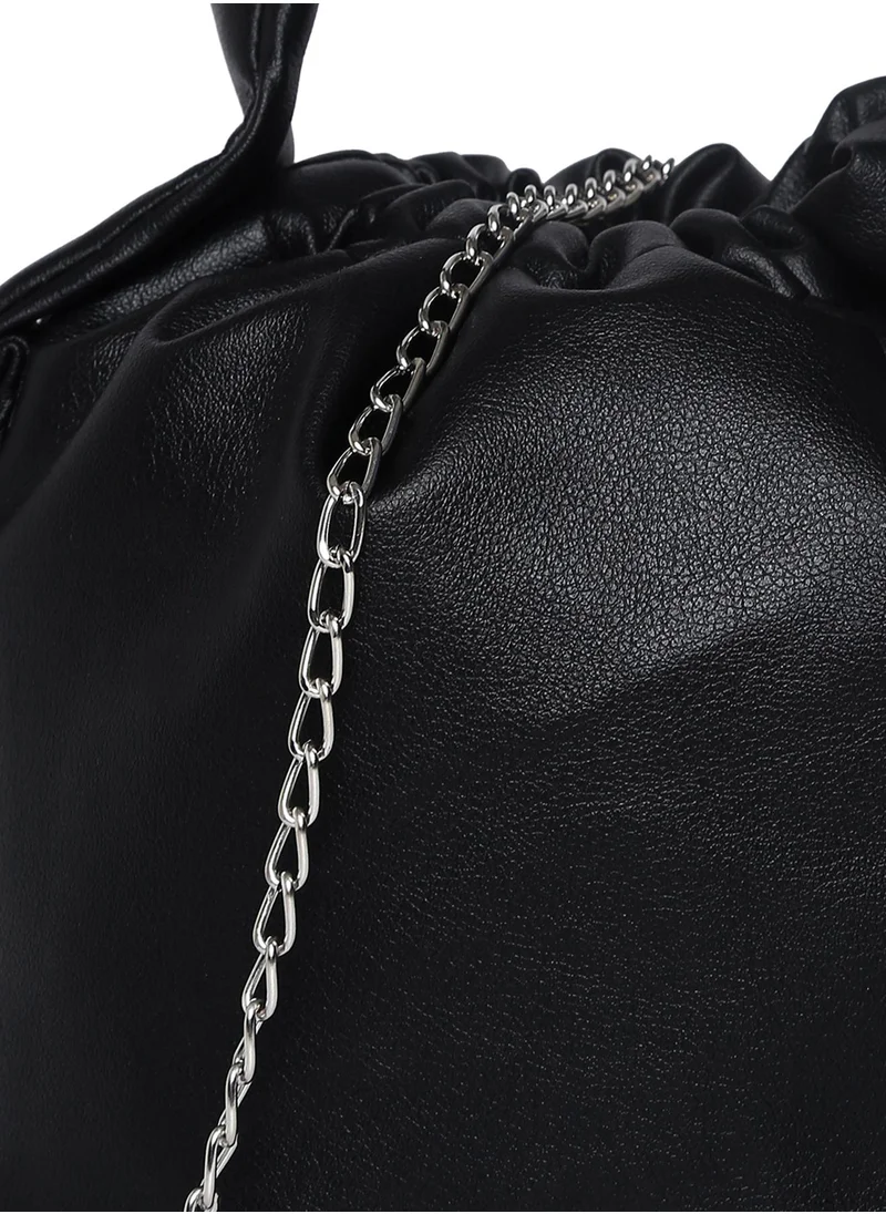 Haute Sauce Becca Black Bucket Bag