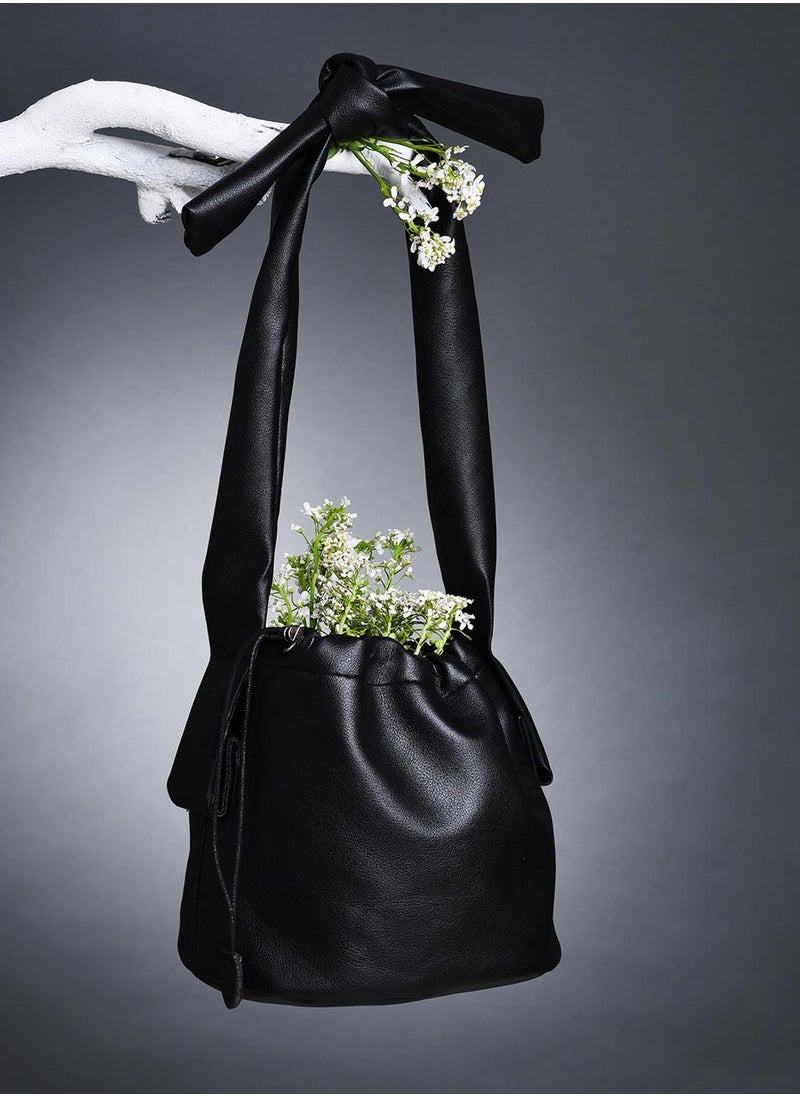 Haute Sauce - Becca Black Bucket Bag - Image 1