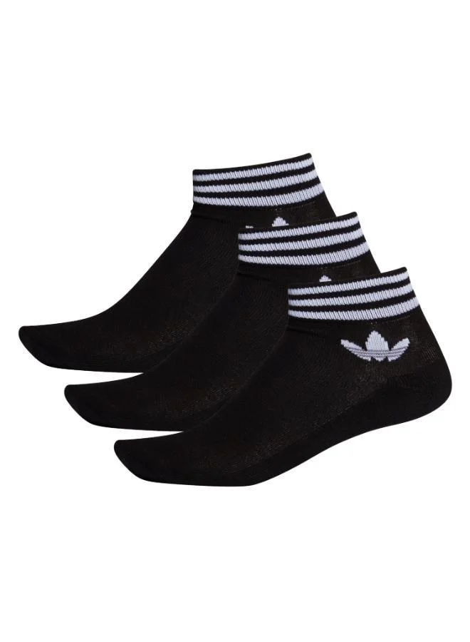 adidas Originals TREFOIL ANKLE SOCK HALF-CUSHIONED 3 PAIR PACK