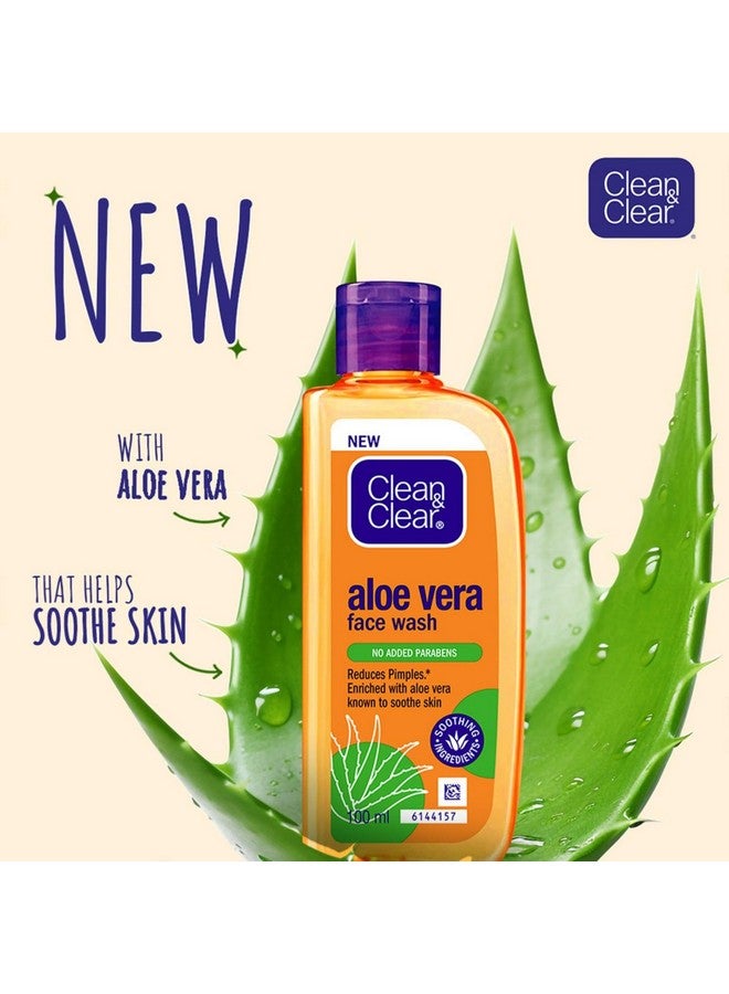 Clean & Clear Aloe Vera Face Wash 100ml - Image 4