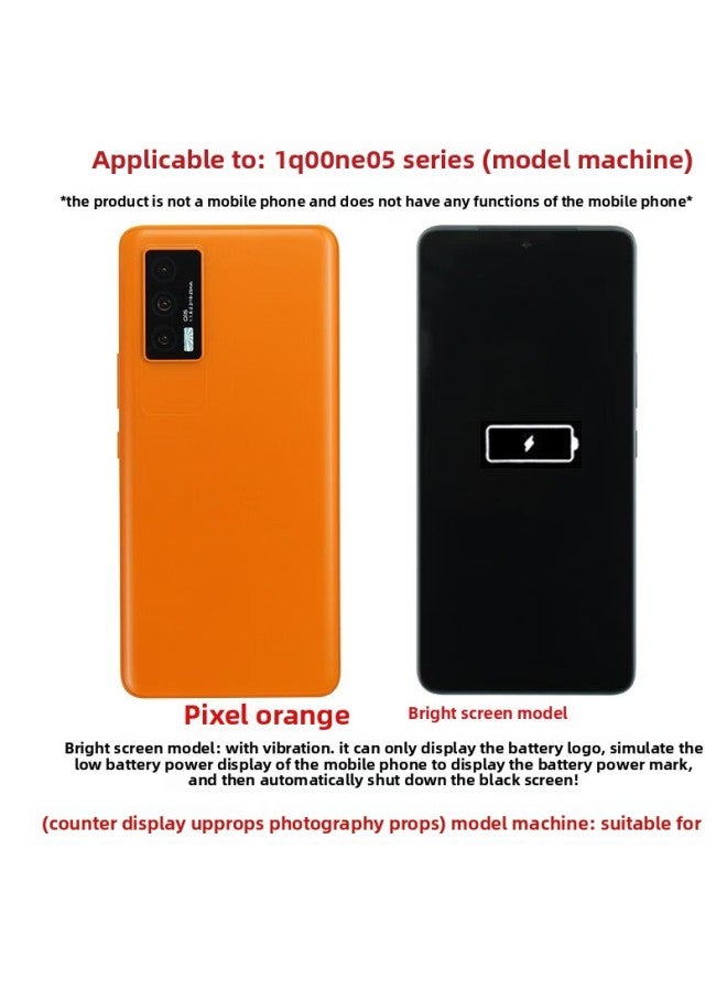 BA Gang Mobile Phone Model Suitable For VivoiQOONeo5 Active Version Bright Screen Simulation Model Machine Toy Glass-Applicable Models:Vibration Bright Screen-IQOOZ1X White  - Image 1