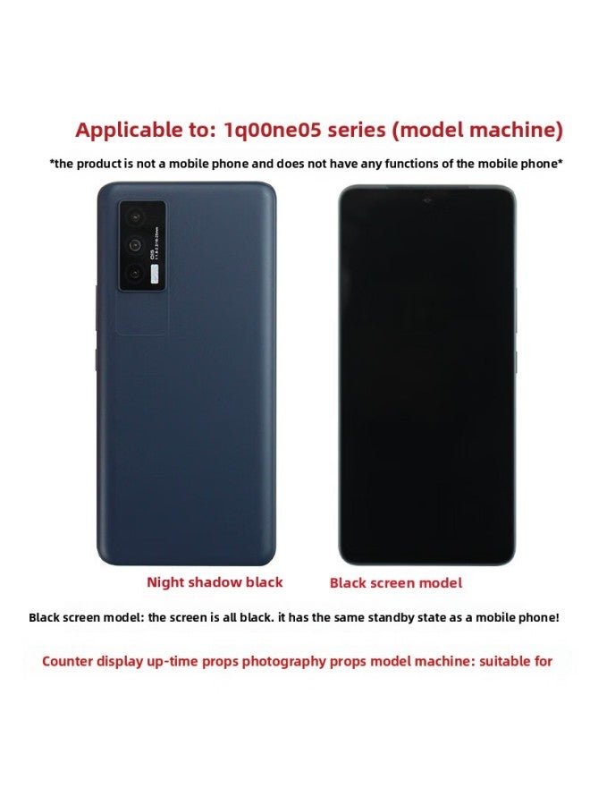 BA Gang Mobile Phone Model Suitable For VivoiQOONeo5 Active Version Bright Screen Simulation Model Machine Toy Glass-Applicable Models:Vibration Bright Screen-IQOOZ1X White  - Image 3
