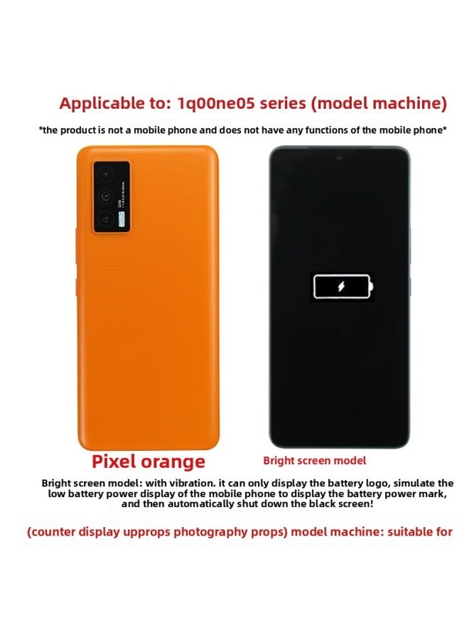 BA Gang Mobile Phone Model Suitable For VivoiQOONeo5 Active Version Bright Screen Simulation Model Machine Toy Glass-Applicable Models:Vibration Bright Screen-IQOOZ1X White  - Image 4