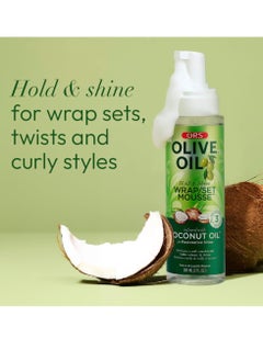 ORS Organic Root Stimulator Nourishing sheen Spray with Olive Oil for styling, moisturizing and polishing, enriched with Coconut Oil for added shine and restoration 207ml  - Image 3