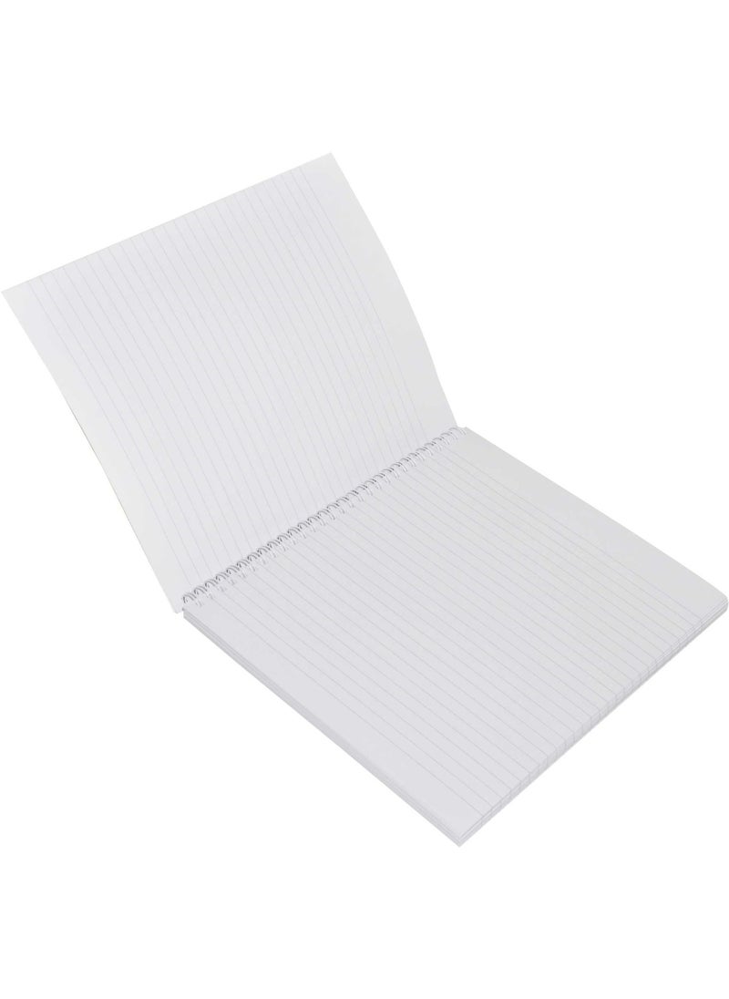Light FIS LIGHT Pack of 10 Spiral Soft Cover Notebook, Single Line  10X8 Inches (25.4 X 20.32 Cm) 100 Sheets -LINB1081701S  - Image 2