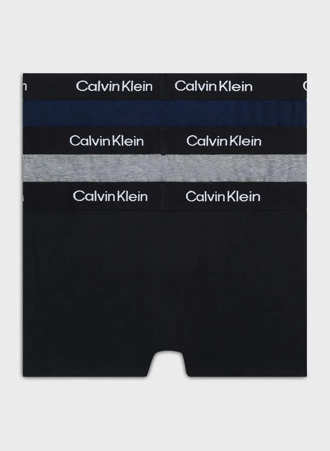 CALVIN KLEIN Youth 3 Pack Assorted Trunks