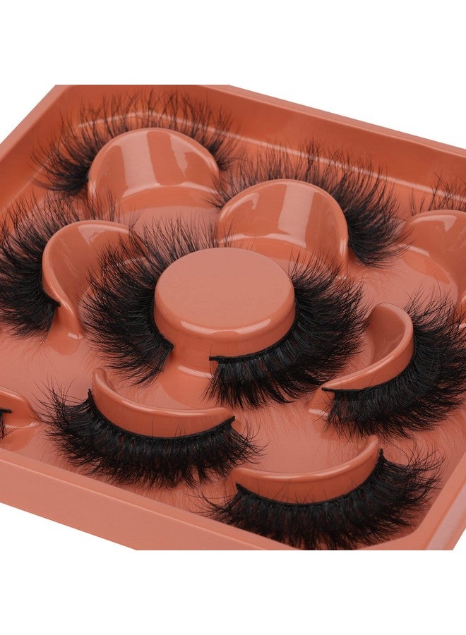 Focipeysa Fluffy Lashes Natural Wispy Eyelashes Full Volume Mink Lashes 14Mm Short Faux Mink Lashes Multipack By Focipeysa - Image 5