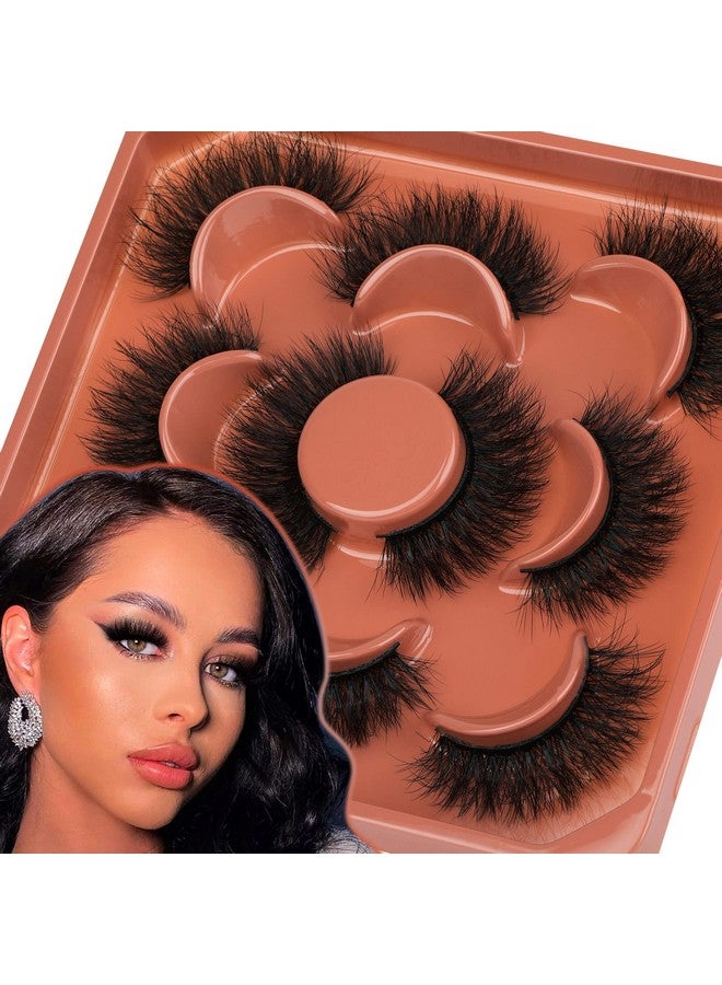 Focipeysa Fluffy Lashes Natural Wispy Eyelashes Full Volume Mink Lashes 14Mm Short Faux Mink Lashes Multipack By Focipeysa - Image 2