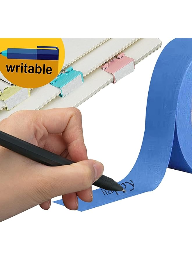 erorex Blue Painters Masking Tape Painting And Decorating Painters Masking Tape Multisurface 25 Mm Wide 20 M Long Professional And Diy Use Decorating Crafts Body Spraying 5 Rolls - Image 5