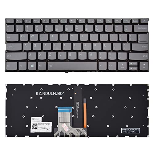 SUNMALL Replacement Keyboard Compatible with Lenovo Ideapad 320S-13IKB 720S-14IKB K42-80 V720-14 V720-14IKB with Backlight US Layout - Image 1
