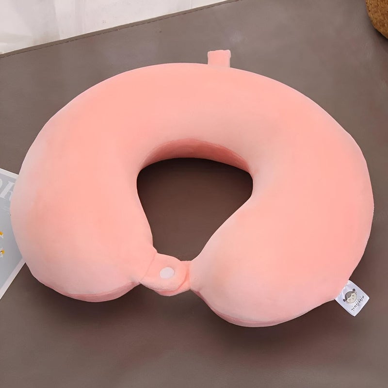 Neck Travel Pillow - Ultimate Microbead Support for Neck and Head with Soft Velvet Cover, Lightweight and Portable Design Perfect for Home, Office, Car Trips, or Travel Comfort - Image 1