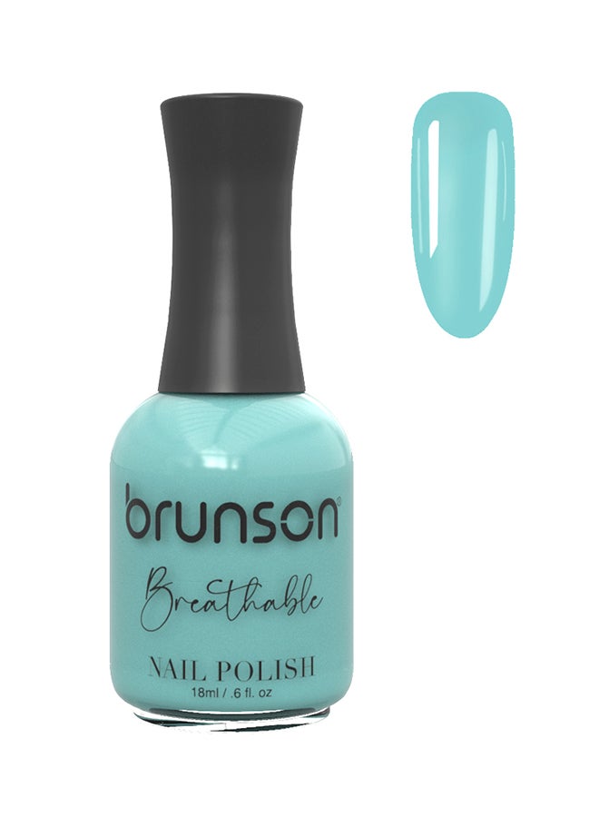 brunson Breathable Nail Polish Halal nail polish Wudu friendly Quick-Dry Vegan long lasting but easy peel off   18ml BH323
