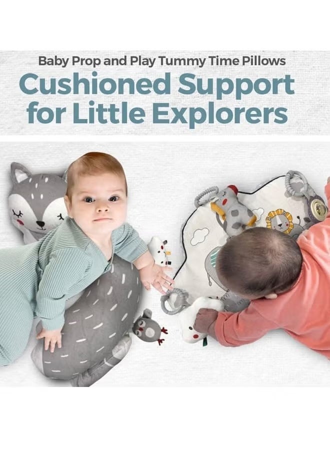 الدليبن وسادة زحف للأطفال، وسادة على شكل حرف U لتهدئة النوم، تدريب رفع رأس الطفل أثناء الاستلقاء على البطن، وسادة للاستلقاء على البطن، لعبة زحف حسية للأطفال الرضع، وسادة للاستلقاء على البطن بتصميم مريح لتسهيل تنمية مهارات الأبوة والأمومة. - Image 5