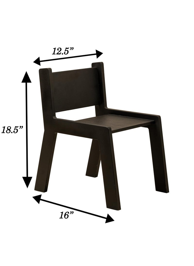 PhotosBridge PhotosBridge Kids Black Chair Comfort and Style for Your Little One  - Image 2