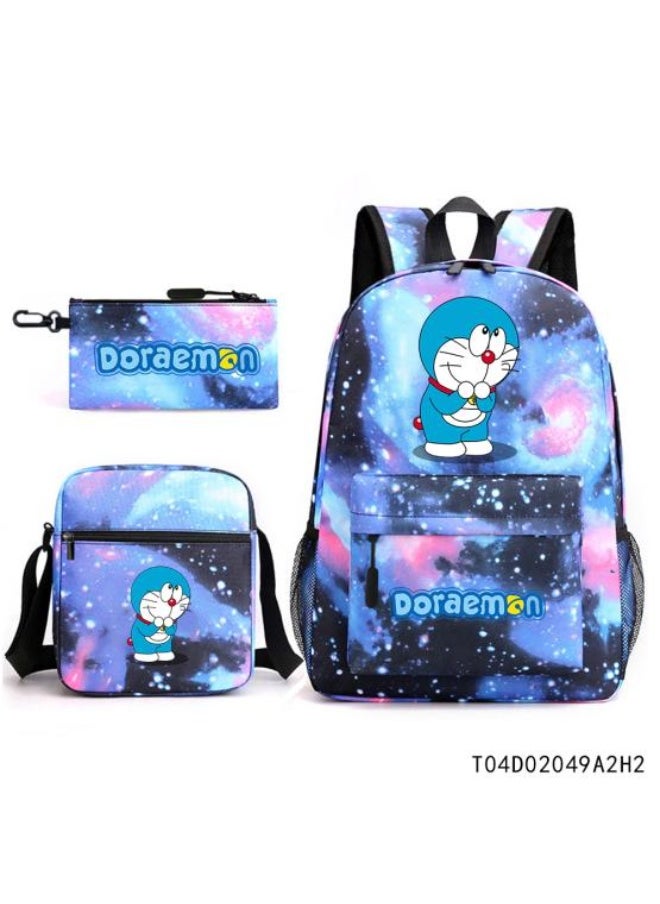 Generic Anime element backpack three-piece set, exquisite design, powerful storage to meet the needs - 1017  - Image 1