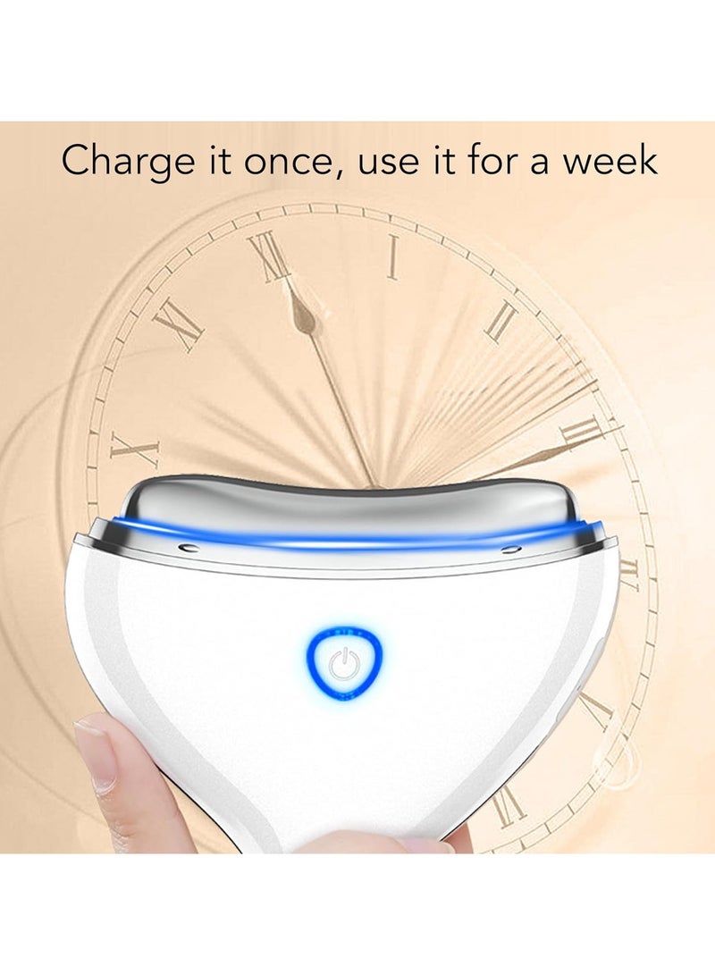 عام مساج الوجه الكهربائي بالخلاطة، شاحن USB محمول لتسخين جهاز تجميل الوجه بالخلاطة. - Image 5