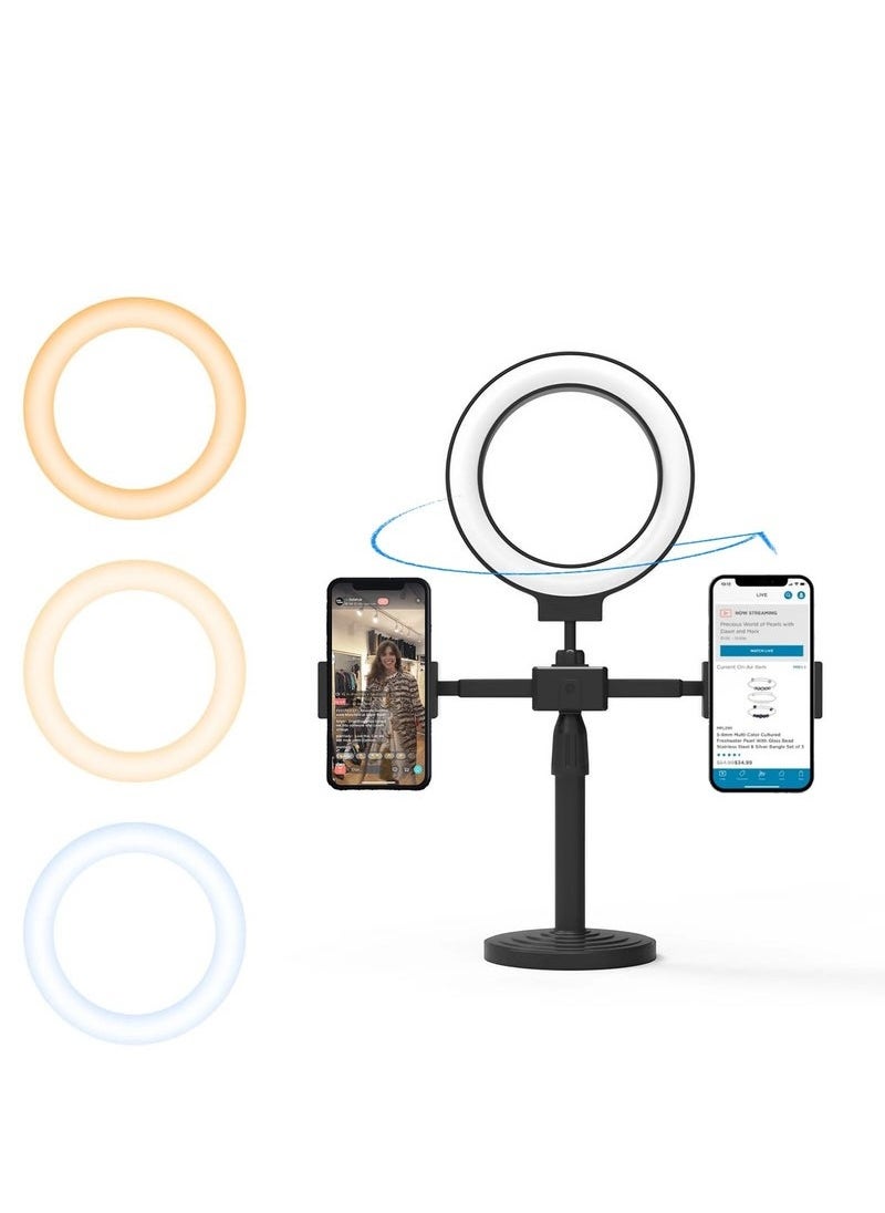 OULIYO - Podcast Equipment Bundle with Ring Light and Phone Holder, BM-800 Podcast Microphone Bundle with V8S Voice Changer, Condenser Microphone Recording Studio Package for Podcasting Streaming Recording - Image 1