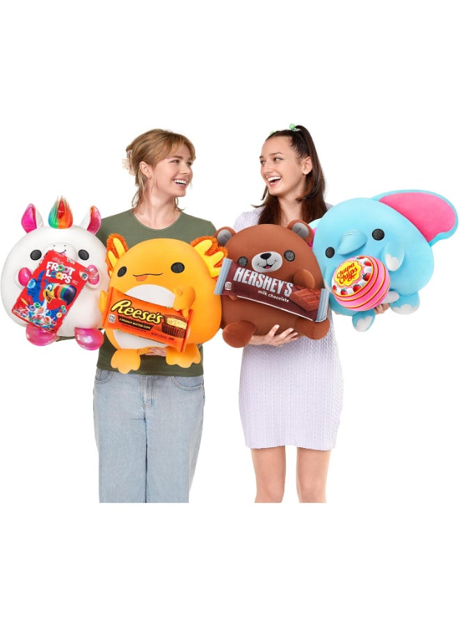 Snackles (Mentos) Hippo Super Sized 14 inch Plush by ZURU, Ultra Soft Plush, Collectible Plush with Real Licensed Brands, Stuffed Animal - Image 2