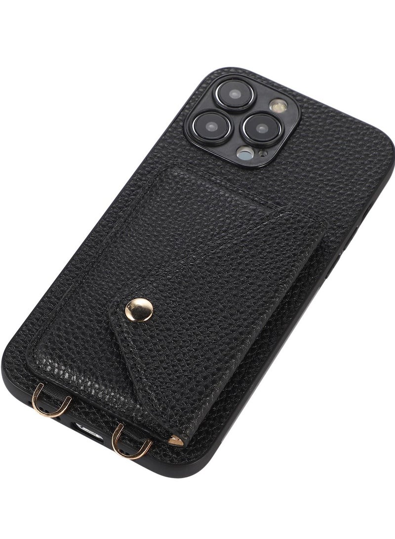 Suteni Back Cover Leather Protective Wallet Mobile Phone Case for iPhone - Image 2