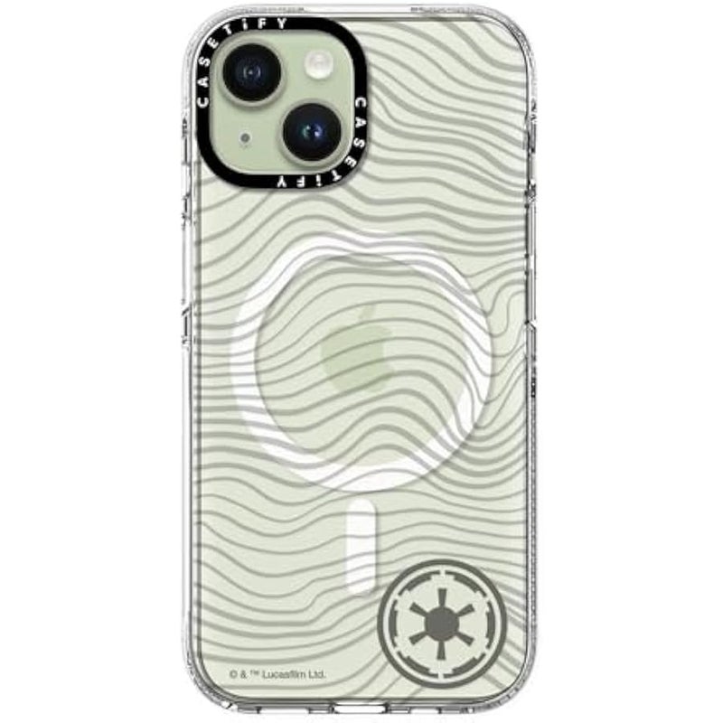 Casetify Clear iPhone 15 Case 【Mandalorian Co-Lab/Not Yellowing / 6.6ft Drop Protection/Compatible with Magsafe】 - Beskar Ingot - Clear - Image 3