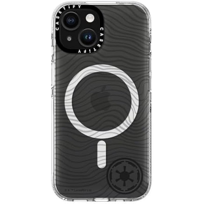 Casetify Clear iPhone 15 Case 【Mandalorian Co-Lab/Not Yellowing / 6.6ft Drop Protection/Compatible with Magsafe】 - Beskar Ingot - Clear - Image 5