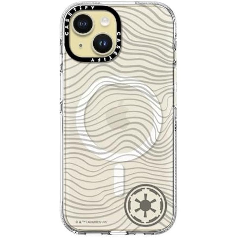 Casetify Clear iPhone 15 Case 【Mandalorian Co-Lab/Not Yellowing / 6.6ft Drop Protection/Compatible with Magsafe】 - Beskar Ingot - Clear - Image 2