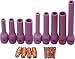 RIVERWELD TIG Collet Bodies 13N26 13N21 040 13N27 13N22 116 13N28 13N23 332 13N29 13N24 18 Alumina Nozzle Ceramic Cups Extra Long 796F for SR WP 9 20 25 TIG Welding Torch 17pcs - Image 2