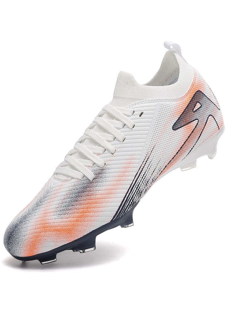 Sky View Men's Soccer Shoes AG FG Long Spikes Men's and Women's Low-Top Students Game Sports Training Soccer Cleats Shoes  - Image 1