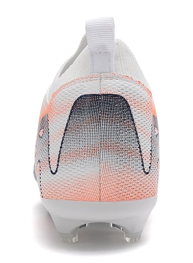 سكاي فيو أحذية كرة القدم للرجال AG FG Long Spikes أحذية كرة القدم منخفضة الارتفاع للرجال والنساء أحذية رياضية للتدريب واللعب للطلاب - Image 4