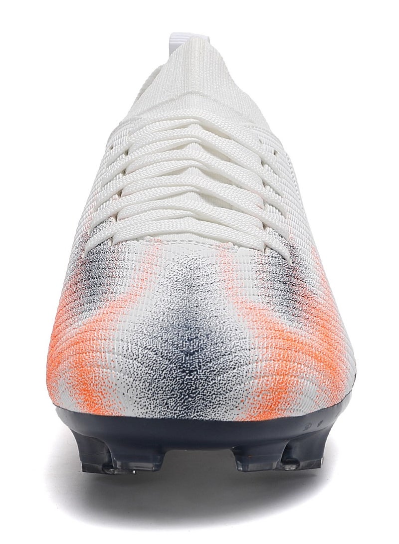 سكاي فيو أحذية كرة القدم للرجال AG FG Long Spikes أحذية كرة القدم منخفضة الارتفاع للرجال والنساء أحذية رياضية للتدريب واللعب للطلاب - Image 3