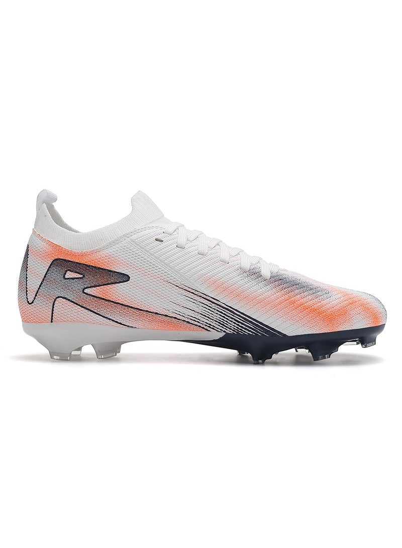 سكاي فيو أحذية كرة القدم للرجال AG FG Long Spikes أحذية كرة القدم منخفضة الارتفاع للرجال والنساء أحذية رياضية للتدريب واللعب للطلاب - Image 2