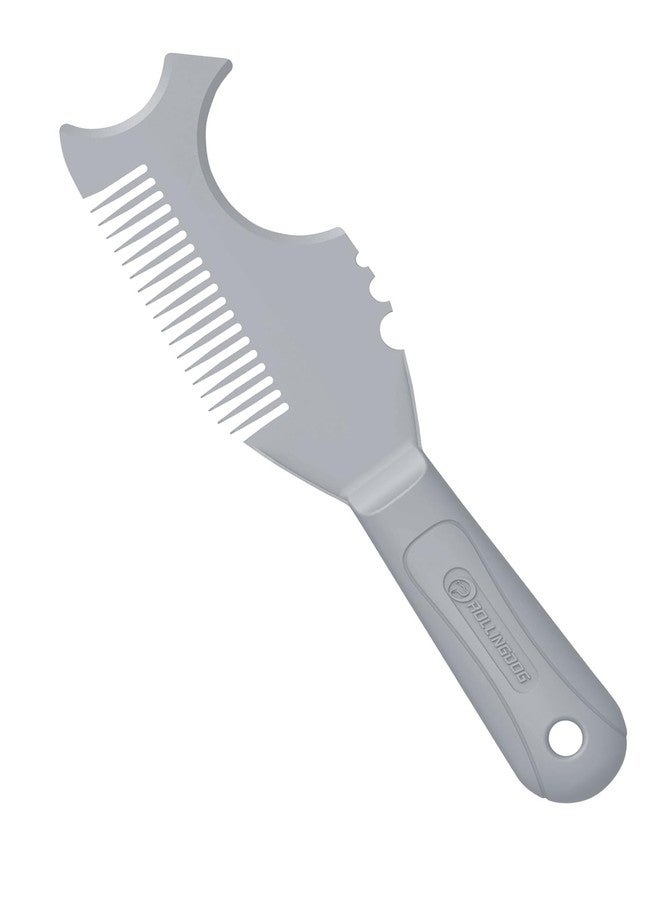 ROLLINGDOG Paint Brush/Roller Cleaner Tool - Durable Plastic Paint Brush Comb with Lightweight Reinforced Handle,Wash and Reuse - Image 1