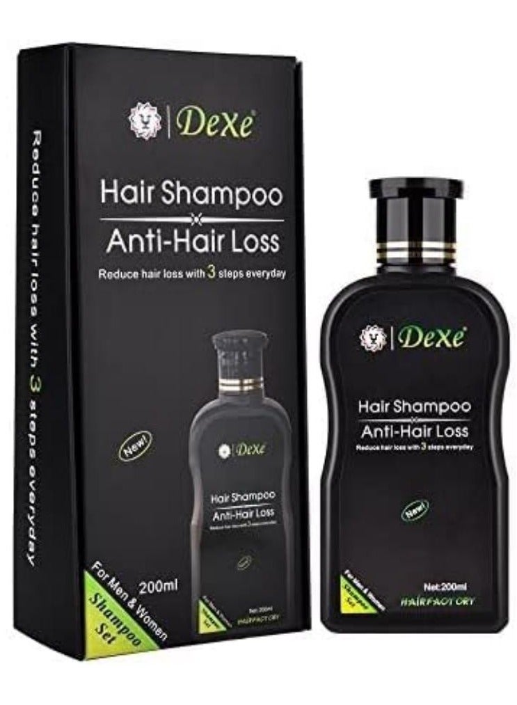 Dexe Anti Hair Loss Chinese Herbal Hair Growth Shampoo Set, 200ml 