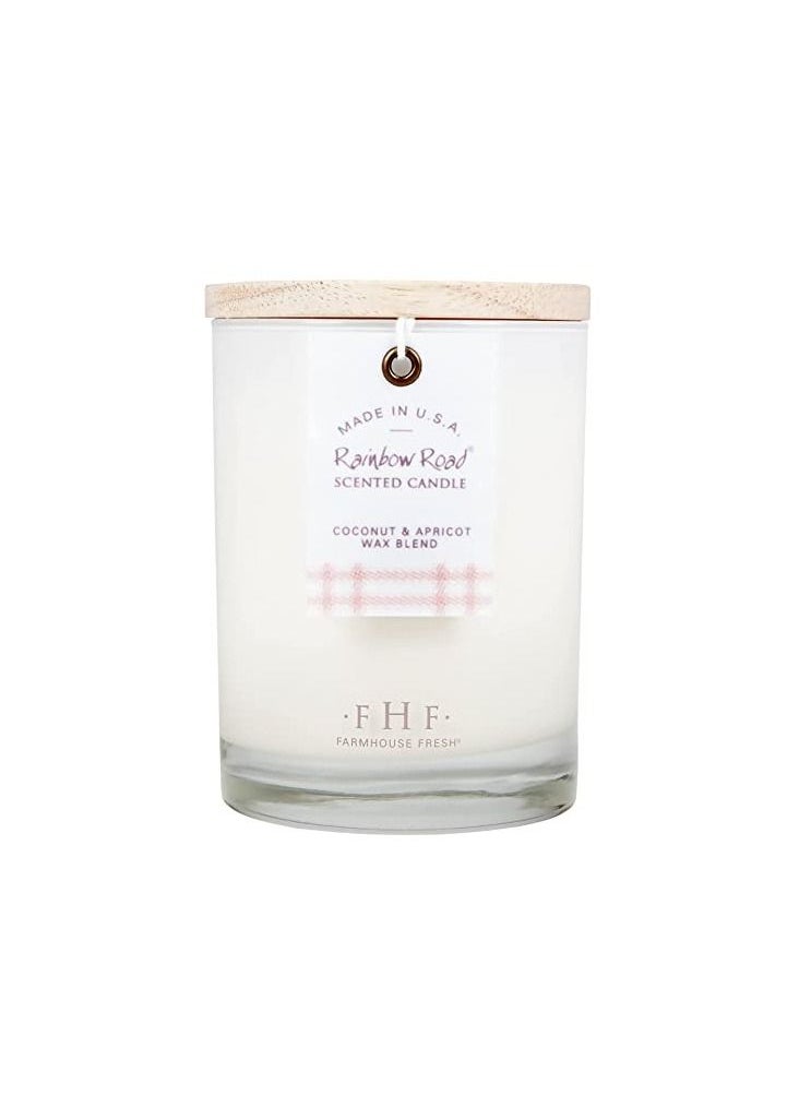 FarmHouse Fresh Rainbow Road Candle with wood lid - 11oz  - Image 1