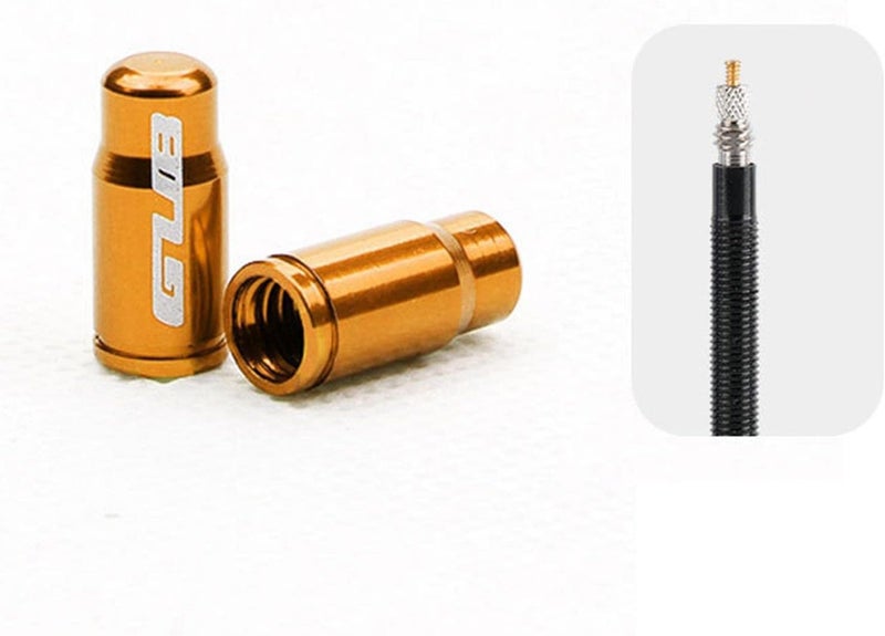 كلاراكو زوج من أغطية صمامات إطارات الدراجات الهوائية المصنوعة من سبائك الألومنيوم، مناسبة لصمامات بريستا الفرنسية/فوهات الإطارات، خفيفة الوزن للغاية، أغطية واقية من الغبار لإطارات الدراجات الجبلية والطرق. - Image 4