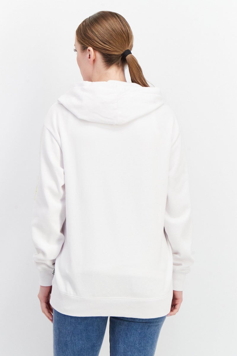 Vans x Spongebob Women Long Sleeves Graphic Hoodie, White - Image 3