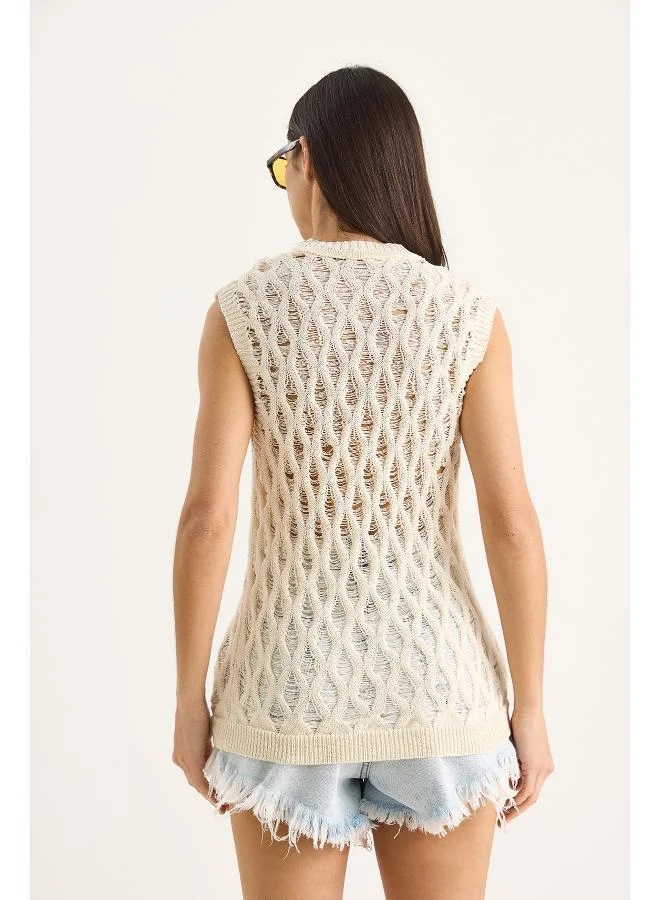 Ginger Knitted Crochet Top