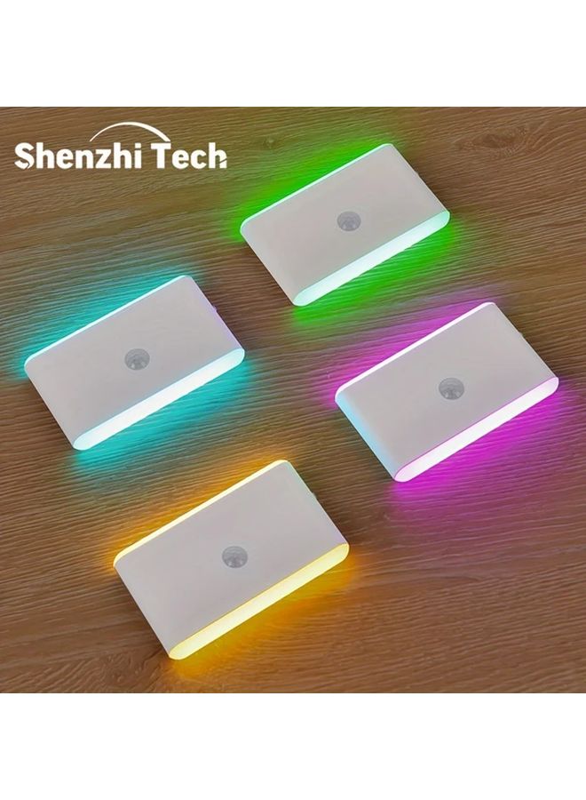 ضوء ليل LED ذكي بحساس حركة، قابل للتعتيم، ضوء جوي متعدد الألوان، قطعة واحدة - Image 2