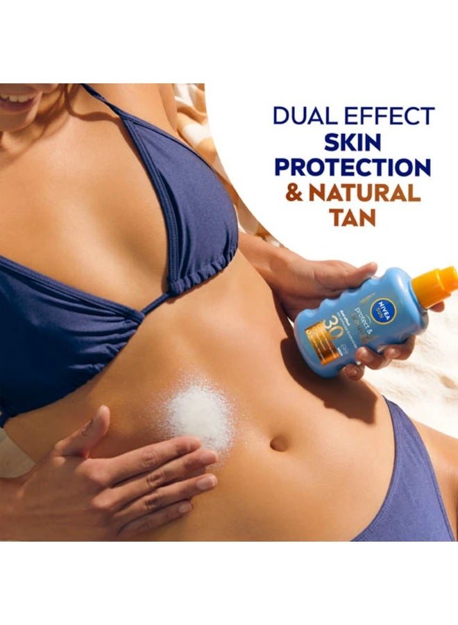 نيفيا بخاخ واقي من الشمس وبرونزر مزدوج المفعول بعامل حماية من الشمس 30، 200 مل - Image 4