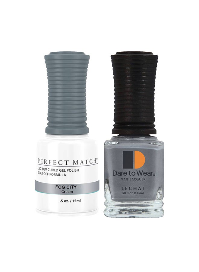 Lechat Soak Off Gel Nail Polish UV LED Gel Polish Fog City PMS143