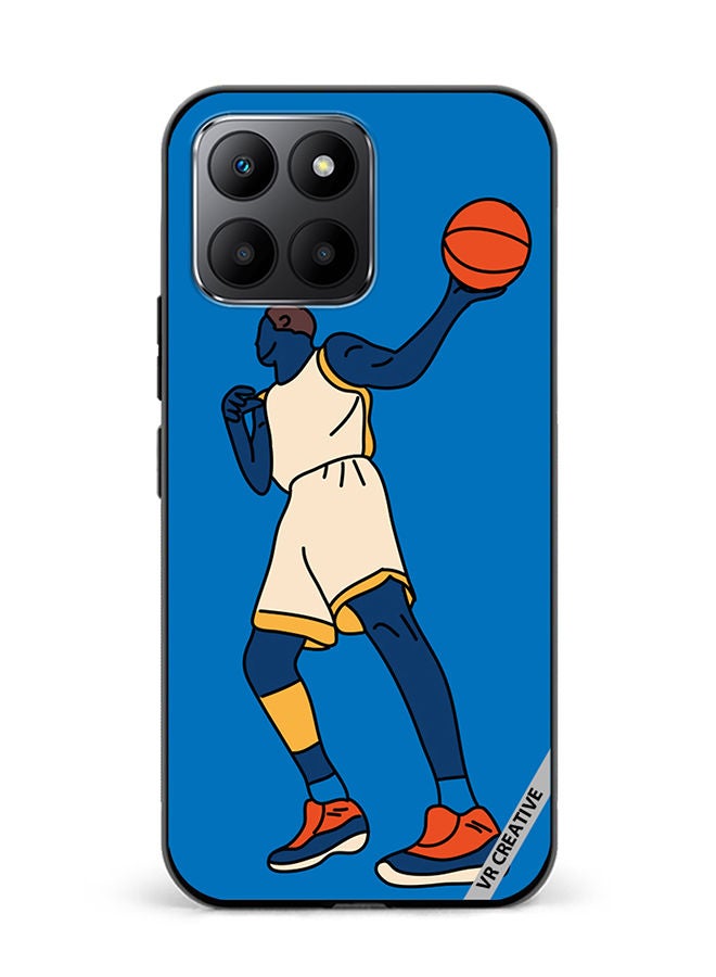 VR CREATIVE Protective Case Cover For Honor 70 Lite Basketball Player In Action With Ball Design Multicolour - Image 1