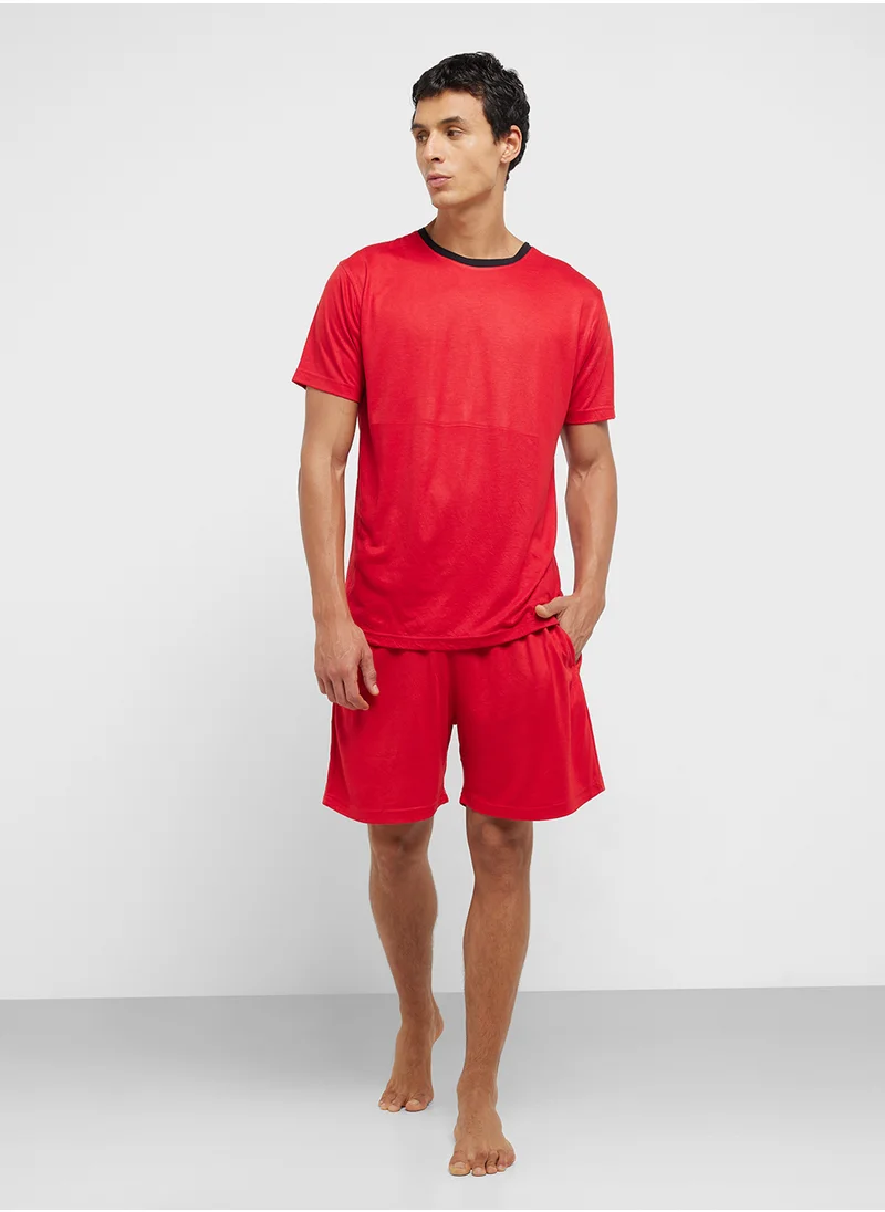 Seventy Five Nightwear T-Shirt & Shorts Set