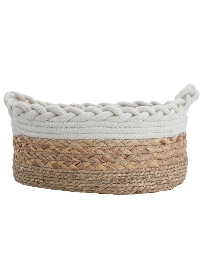Alsaif Cotton Baskets Set 25 30 28 Cm 3 Pieces Round Beige  - Image 3