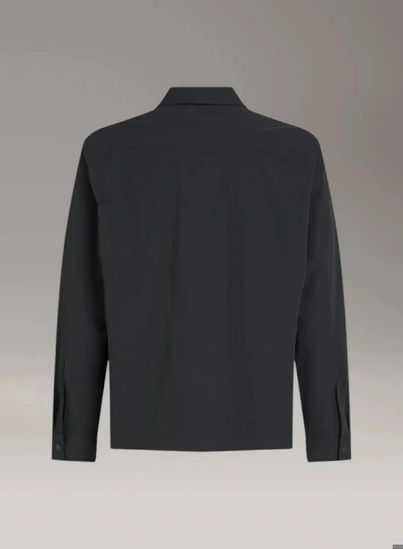Calvin Klein Ck Black Stretch Overshirt for Men | Best Price UAE